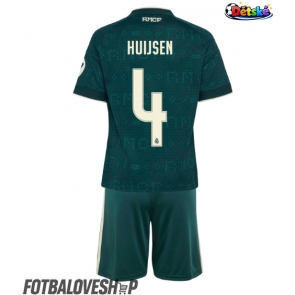 Real Madrid Dean Huijsen #4 Dětské Venkovní Dres 2026-27 Krátký Rukáv (+ trenýrky)