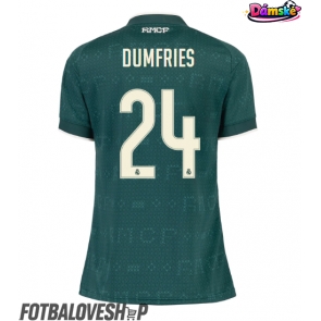 Real Madrid Denzel Dumfries #24 Dámské Venkovní Dres 2026-27 Krátký Rukáv
