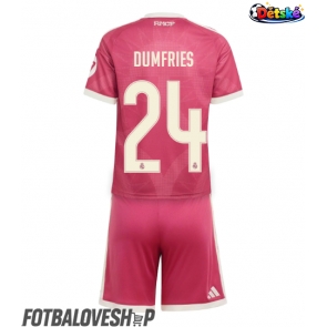Real Madrid Denzel Dumfries #24 Dětské Alternativní Dres 2026-27 Krátký Rukáv (+ trenýrky)