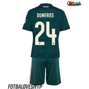 Real Madrid Denzel Dumfries #24 Dětské Venkovní Dres 2026-27 Krátký Rukáv (+ trenýrky)