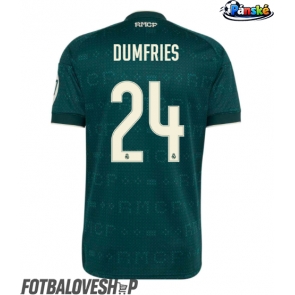 Real Madrid Denzel Dumfries #24 Venkovní Dres 2026-27 Krátký Rukáv