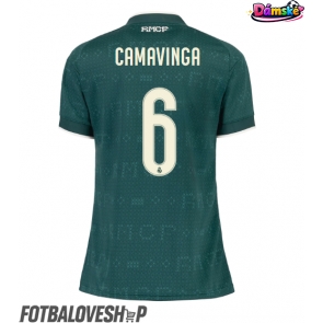 Real Madrid Eduardo Camavinga #6 Dámské Venkovní Dres 2026-27 Krátký Rukáv