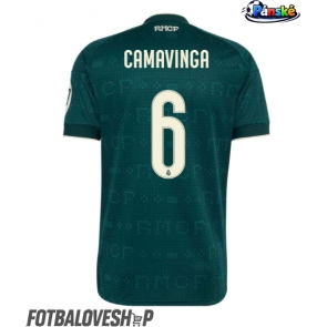 Real Madrid Eduardo Camavinga #6 Venkovní Dres 2026-27 Krátký Rukáv