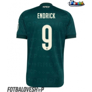 Real Madrid Endrick #9 Venkovní Dres 2026-27 Krátký Rukáv