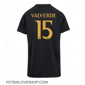 Real Madrid Federico Valverde #15 Dámské Alternativní Dres 2023-24 Krátký Rukáv