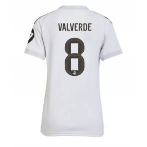 Real Madrid Federico Valverde #8 Dámské Domácí Dres 2025-26 Krátký Rukáv
