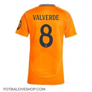 Real Madrid Federico Valverde #8 Dámské Venkovní Dres 2024-25 Krátký Rukáv