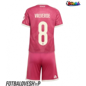 Real Madrid Federico Valverde #8 Dětské Alternativní Dres 2026-27 Krátký Rukáv (+ trenýrky)
