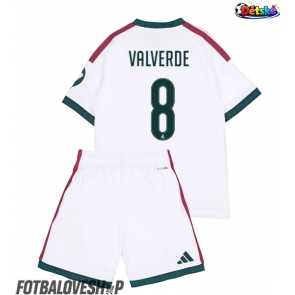 Real Madrid Federico Valverde #8 Dětské Domácí Dres 2026-27 Krátký Rukáv (+ trenýrky)