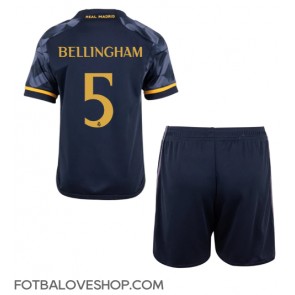 Real Madrid Jude Bellingham #5 Dětské Venkovní Dres 2023-24 Krátký Rukáv (+ trenýrky)