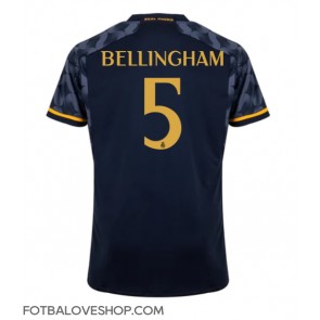 Real Madrid Jude Bellingham #5 Venkovní Dres 2023-24 Krátký Rukáv