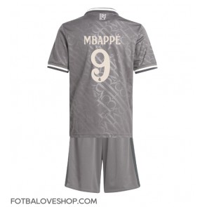 Real Madrid Kylian Mbappe #9 Dětské Alternativní Dres 2024-25 Krátký Rukáv (+ trenýrky)