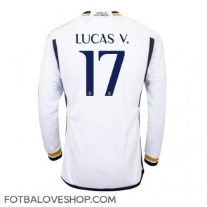 Real Madrid Lucas Vazquez #17 Domácí Dres 2023-24 Dlouhý Rukáv