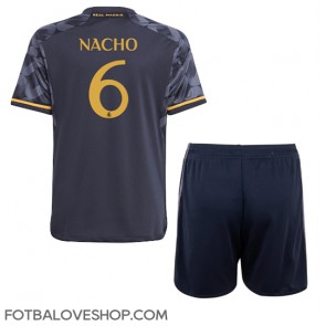 Real Madrid Nacho #6 Dětské Venkovní Dres 2023-24 Krátký Rukáv (+ trenýrky)