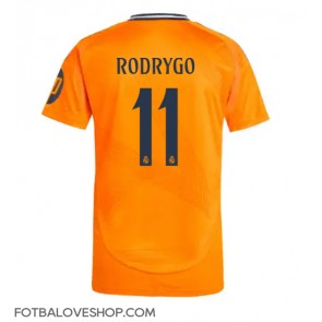 Real Madrid Rodrygo Goes #11 Venkovní Dres 2024-25 Krátký Rukáv
