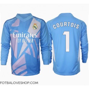 Real Madrid Thibaut Courtois #1 Brankářské Domácí Dres 2024-25 Dlouhý Rukáv