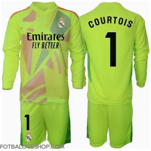 Real Madrid Thibaut Courtois #1 Brankářské Dětské Alternativní Dres 2024-25 Dlouhý Rukáv (+ trenýrky)