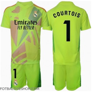 Real Madrid Thibaut Courtois #1 Brankářské Dětské Alternativní Dres 2024-25 Krátký Rukáv (+ trenýrky)
