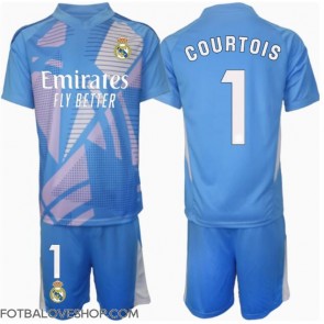 Real Madrid Thibaut Courtois #1 Brankářské Dětské Domácí Dres 2024-25 Krátký Rukáv (+ trenýrky)