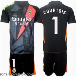 Real Madrid Thibaut Courtois #1 Brankářské Dětské Venkovní Dres 2024-25 Krátký Rukáv (+ trenýrky)