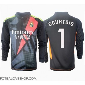 Real Madrid Thibaut Courtois #1 Brankářské Venkovní Dres 2024-25 Dlouhý Rukáv