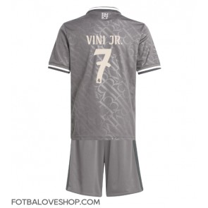 Real Madrid Vinicius Junior #7 Dětské Alternativní Dres 2024-25 Krátký Rukáv (+ trenýrky)