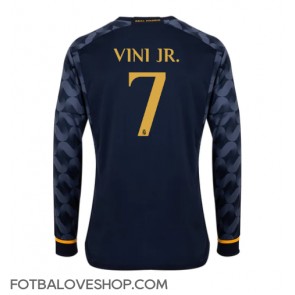 Real Madrid Vinicius Junior #7 Venkovní Dres 2023-24 Dlouhý Rukáv