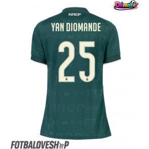 Real Madrid Yan Diomande #25 Dámské Venkovní Dres 2026-27 Krátký Rukáv