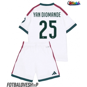 Real Madrid Yan Diomande #25 Dětské Domácí Dres 2026-27 Krátký Rukáv (+ trenýrky)