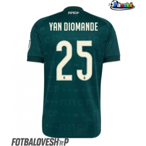 Real Madrid Yan Diomande #25 Venkovní Dres 2026-27 Krátký Rukáv
