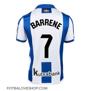 Real Sociedad Ander Barrenetxea #7 Domácí Dres 2024-25 Krátký Rukáv
