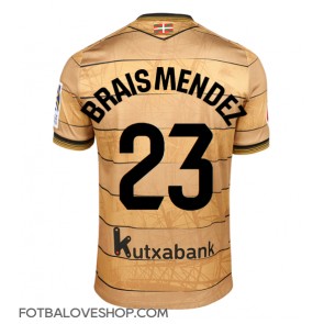 Real Sociedad Brais Mendez #23 Venkovní Dres 2024-25 Krátký Rukáv