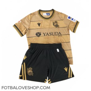 Real Sociedad Dětské Venkovní Dres 2024-25 Krátký Rukáv (+ trenýrky)