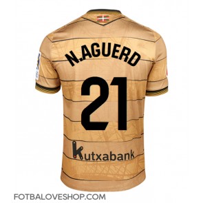 Real Sociedad Nayef Aguerd #21 Venkovní Dres 2024-25 Krátký Rukáv
