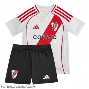 River Plate Dětské Domácí Dres 2024-25 Krátký Rukáv (+ trenýrky)