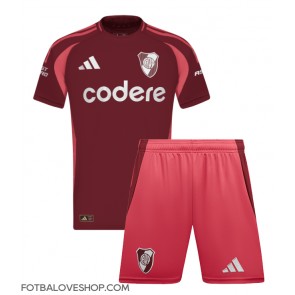 River Plate Dětské Venkovní Dres 2024-25 Krátký Rukáv (+ trenýrky)