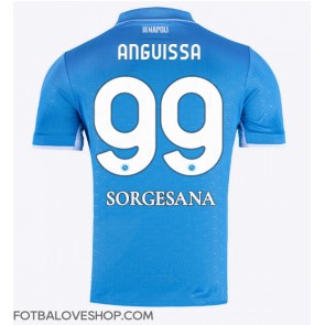 SSC Napoli Frank Anguissa #99 Domácí Dres 2024-25 Krátký Rukáv