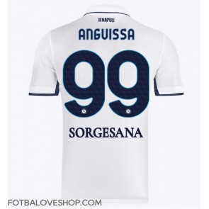 SSC Napoli Frank Anguissa #99 Venkovní Dres 2024-25 Krátký Rukáv
