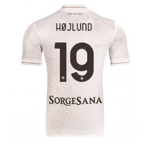 SSC Napoli Rasmus Hojlund #19 Venkovní Dres 2025-26 Krátký Rukáv