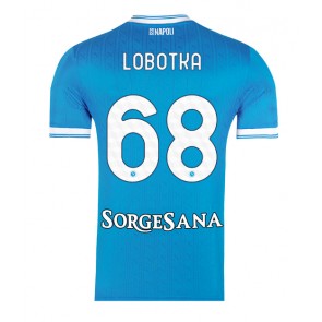 SSC Napoli Stanislav Lobotka #68 Domácí Dres 2025-26 Krátký Rukáv