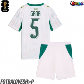 Senegal Idrissa Gueye #5 Dětské Domácí Dres MS 2026 Krátký Rukáv (+ trenýrky)