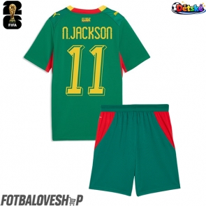 Senegal Nicolas Jackson #11 Dětské Venkovní Dres MS 2026 Krátký Rukáv (+ trenýrky)