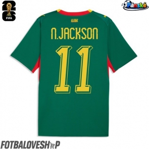 Senegal Nicolas Jackson #11 Venkovní Dres MS 2026 Krátký Rukáv