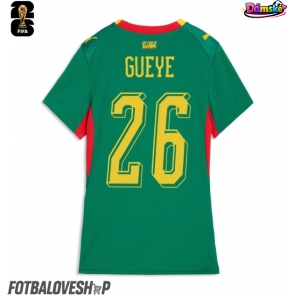Senegal Pape Gueye #26 Dámské Venkovní Dres MS 2026 Krátký Rukáv
