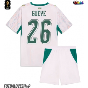 Senegal Pape Gueye #26 Dětské Domácí Dres MS 2026 Krátký Rukáv (+ trenýrky)