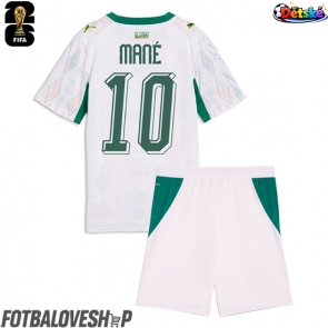 Senegal Sadio Mane #10 Dětské Domácí Dres MS 2026 Krátký Rukáv (+ trenýrky)
