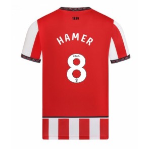 Sheffield United Gustavo Hamer #8 Domácí Dres 2025-26 Krátký Rukáv