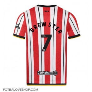 Sheffield United Rhian Brewster #7 Domácí Dres 2024-25 Krátký Rukáv