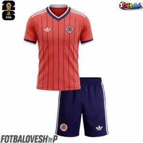 Skotsko Dětské Venkovní Dres MS 2026 Krátký Rukáv (+ trenýrky)