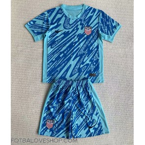 Spojené Státy Brankářské Dětské Domácí Dres Copa America 2024 Krátký Rukáv (+ trenýrky)